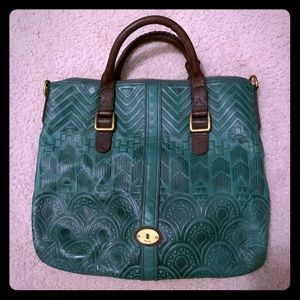 Fossil Leather Fall Purse